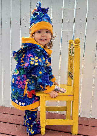 Alaska Floral Ski Dangle Hat