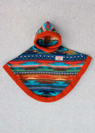 Turquoise Navajo Baby Poncho