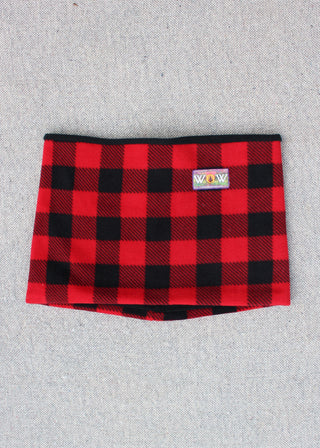 Red & Black Buffalo Plaid Butt Warmer