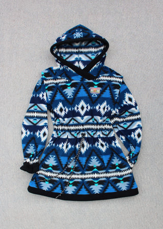 Blue Diamond Drawstring Jacket