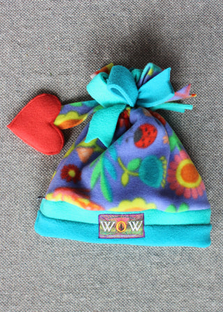 Flower Power Ski Dangle Hat