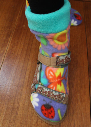 Flower Power Women's Slipper Socks