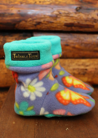 Flower Power Kid's Slipper Socks
