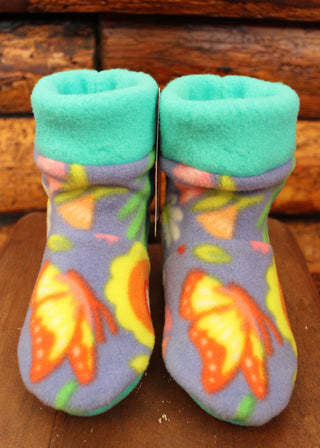Flower Power Kid's Slipper Socks