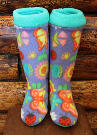 Flower Power Kid's Slipper Socks