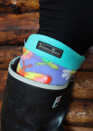 Flower Power Women's Slipper Socks
