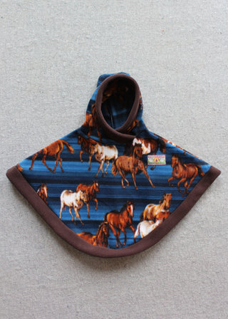 Wild Horses Baby Poncho