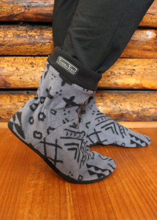 Cave Doodles Men's Slipper Socks