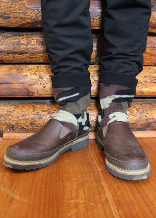 Classic Camo Men's Slipper Socks