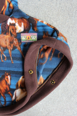 Wild Horses Baby Poncho