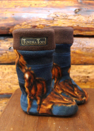 Wild Horses Infant/Toddler Slipper Socks