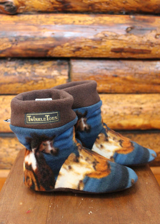 Wild Horses Infant/Toddler Slipper Socks