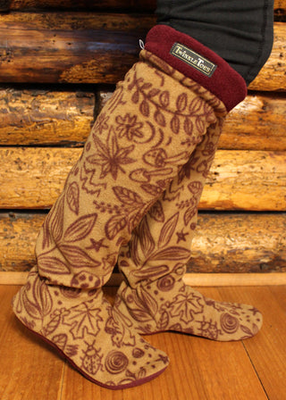 Autumn Acorns Women's Slipper Socks