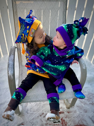Northern Lights Baby Poncho