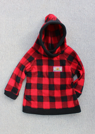Red & Black Buffalo Plaid Youth Jacket