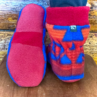 Cobalt Sunrise Kid's Slipper Socks