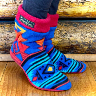 Cobalt Sunrise Kid's Slipper Socks