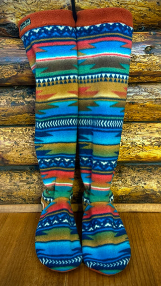 Turquoise Navajo Men's Slipper Socks