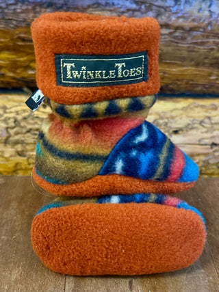 Turquoise Navajo Infant/Toddler Slipper Socks