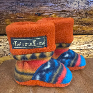 Turquoise Navajo Infant/Toddler Slipper Socks