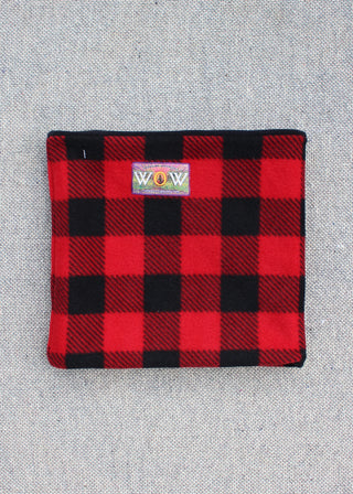 Red & Black Buffalo Plaid Neck Gaiter