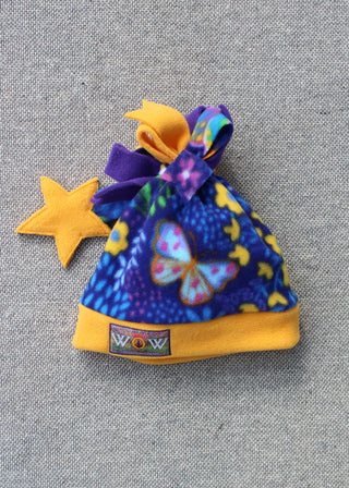 Alaska Floral Ski Dangle Hat