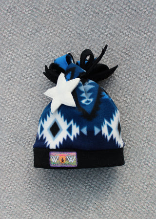 Blue Diamond Ski Dangle Hat