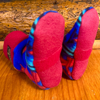 Cobalt Sunrise Women's Slipper Socks