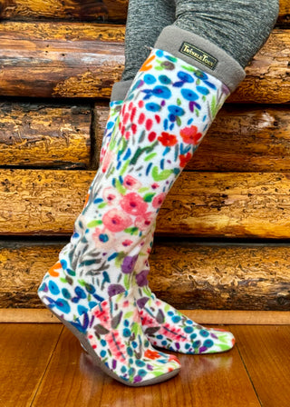 Spring Blossom Women's Slipper Socks